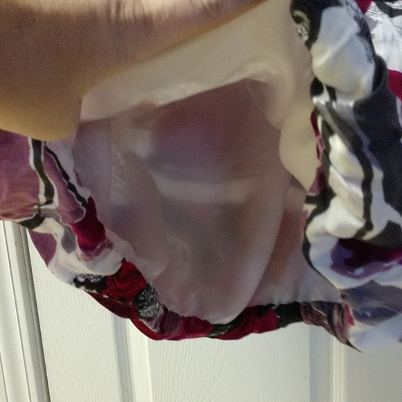 Sleeveless print bell shape dress - Picture 6 of 6